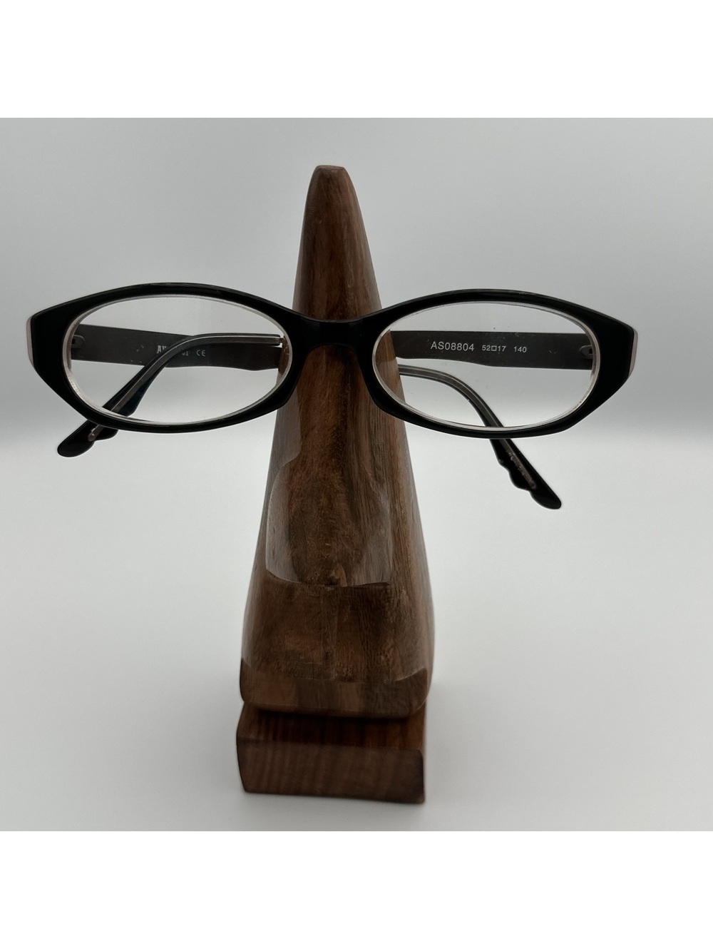 Anna Sui Women's Black and Pink Oval Glasses Frames